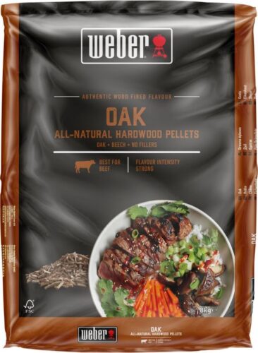 Weber dřevěné přírodní pelety DUB